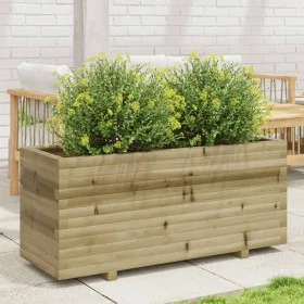 Pine wood planter impregnated 110x40x49.5 cm by , Pots and planters - Ref: Foro24-847382, Price: 137,70 €, Discount: %