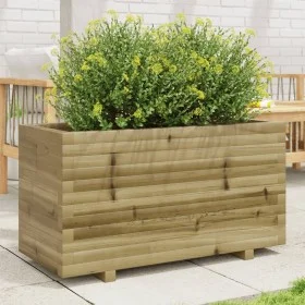 Pine wood planter impregnated 90x40x49.5 cm by , Pots and planters - Ref: Foro24-847377, Price: 121,19 €, Discount: %
