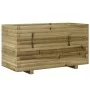 Pine wood planter impregnated 90x40x49.5 cm by , Pots and planters - Ref: Foro24-847377, Price: 121,19 €, Discount: %