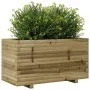 Jardinera madera de pino impregnada 90x40x49,5 cm de , Maceteros y jardineras - Ref: Foro24-847377, Precio: 121,27 €, Descuen...