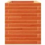 Massive Pinienholz-Pflanzgefäß in brauner Wachsoptik, 110x40x49,5 cm. von , Töpfe und Pflanzgefäße - Ref: Foro24-847380, Prei...