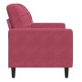 Samt-Rotwein-Sessel, 60 cm von , Sofas - Ref: Foro24-4007608, Preis: 159,54 €, Rabatt: %
