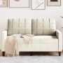 2-seater cream velvet sofa, 120 cm by , Sofas - Ref: Foro24-4007622, Price: 241,67 €, Discount: %