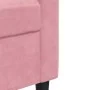 Sofá de 2 plazas terciopelo rosa 120 cm de , Sofás - Ref: Foro24-4007617, Precio: 231,49 €, Descuento: %