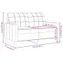 Sofá de 2 plazas terciopelo rosa 120 cm de , Sofás - Ref: Foro24-4007617, Precio: 231,49 €, Descuento: %