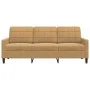 Dreisitzer-Sofa aus braunem Samt, 180 cm. von , Sofas - Ref: Foro24-4007641, Preis: 306,96 €, Rabatt: %