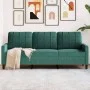 Dreisitzer-Sofa aus dunkelgrünem Samt, 180 cm von , Sofas - Ref: Foro24-4007636, Preis: 307,29 €, Rabatt: %