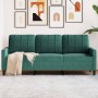 Dreisitzer-Sofa aus dunkelgrünem Samt, 180 cm von , Sofas - Ref: Foro24-4007636, Preis: 314,30 €, Rabatt: %