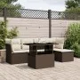 Set sofás de jardín 6 piezas y cojines ratán sintético marrón de , Conjuntos de jardín - Ref: Foro24-3266553, Precio: 415,77 ...