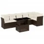 7-piece garden sofa set with brown PE rattan cushions by , Garden sets - Ref: Foro24-3266603, Price: 511,18 €, Discount: %