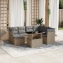 Set de sofás de jardín y cojines 8 piezas ratán sintético beige de , Conjuntos de jardín - Ref: Foro24-3266759, Precio: 512,3...