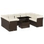 Garden sofa set 10 pieces and brown synthetic rattan cushions by , Garden sets - Ref: Foro24-3266823, Price: 655,25 €, Discou...