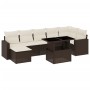 Set of 8-piece garden sofas and brown synthetic rattan cushions by , Garden sets - Ref: Foro24-3267433, Price: 549,19 €, Disc...