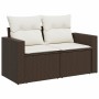 Garden sofa set 9 pieces and brown synthetic rattan cushions by , Garden sets - Ref: Foro24-3267473, Price: 603,89 €, Discoun...