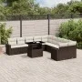 Garden sofa set 11 pieces with brown synthetic rattan cushions by , Garden sets - Ref: Foro24-3267543, Price: 758,40 €, Disco...