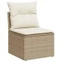 Garden sofa set with 5-piece synthetic rattan beige cushions by , Garden sets - Ref: Foro24-3267728, Price: 389,04 €, Discoun...