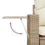 Garden sofa set with 5-piece synthetic rattan beige cushions by , Garden sets - Ref: Foro24-3267728, Price: 389,04 €, Discoun...