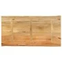 Solid mango wood natural edge table top 120x60x2.5 cm by , Table tops - Ref: Foro24-370720, Price: 120,62 €, Discount: %