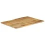 Solid mango wood natural edge table top 100x80x3.8 cm by , Table tops - Ref: Foro24-370748, Price: 169,74 €, Discount: %