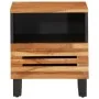2 solid acacia wood bedside tables 40x34x46 cm by , Nightstands - Ref: Foro24-377469, Price: 81,81 €, Discount: %