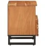2 solid acacia wood bedside tables 40x34x46 cm by , Nightstands - Ref: Foro24-377469, Price: 81,81 €, Discount: %