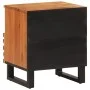 2 solid acacia wood bedside tables 40x34x46 cm by , Nightstands - Ref: Foro24-377469, Price: 81,81 €, Discount: %