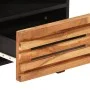 2 solid acacia wood bedside tables 40x34x46 cm by , Nightstands - Ref: Foro24-377469, Price: 81,81 €, Discount: %