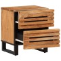 Nachttische 2 Stück Massivholz Akazie 40x34x46 cm von , Nachttische - Ref: Foro24-377429, Preis: 131,29 €, Rabatt: %