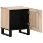 Solid bleached mango wood bedside table 40x34x46 cm by , Nightstands - Ref: Foro24-377422, Price: 46,14 €, Discount: %