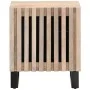 Solid bleached mango wood bedside table 40x34x46 cm by , Nightstands - Ref: Foro24-377422, Price: 46,14 €, Discount: %