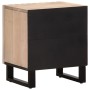 Massivholz-Nachttisch aus gebleichtem Mangoholz, 40x34x46 cm. von , Nachttische - Ref: Foro24-377422, Preis: 46,61 €, Rabatt: %