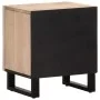 Solid bleached mango wood bedside table 40x34x46 cm by , Nightstands - Ref: Foro24-377422, Price: 46,14 €, Discount: %