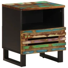 Solid recycled wood bedside table 40x34x46 cm by , Nightstands - Ref: Foro24-377474, Price: 44,01 €, Discount: %