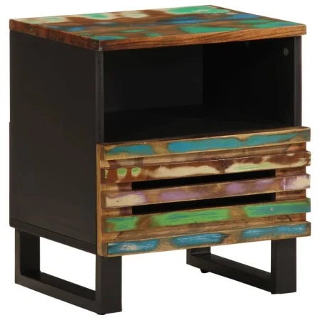 Solid recycled wood bedside table 40x34x46 cm by , Nightstands - Ref: Foro24-377474, Price: 44,01 €, Discount: %
