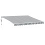 Retractable automatic awning in anthracite gray and white, 400x300 cm. by , Awnings - Ref: Foro24-3216037, Price: 554,48 €, D...