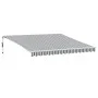Retractable automatic awning in anthracite gray and white, 400x300 cm. by , Awnings - Ref: Foro24-3216037, Price: 690,66 €, D...