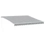 Toldo retráctil manual gris antracita y blanco 400x300 cm de , Toldos - Ref: Foro24-3216035, Precio: 495,04 €, Descuento: %