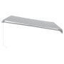 Toldo retráctil manual gris antracita y blanco 400x300 cm de , Toldos - Ref: Foro24-3216035, Precio: 419,30 €