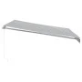 Toldo retráctil manual gris antracita y blanco 400x300 cm de , Toldos - Ref: Foro24-3216035, Precio: 495,04 €, Descuento: %