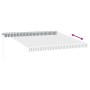Toldo retráctil manual gris antracita y blanco 400x300 cm de , Toldos - Ref: Foro24-3216035, Precio: 443,53 €, Descuento: %