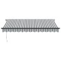 Manual retractable awning with anthracite and white LED 350x250 cm by , Awnings - Ref: Foro24-3216147, Price: 250,76 €, Disco...