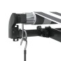 Manuelle ausfahrbare Markise mit LED in Anthrazit und Weiß 350x250 cm. von , Markisen - Ref: Foro24-3216147, Preis: 265,24 €,...
