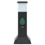 Outdoor column with 2 sockets and lamp 16x16x39.5 cm by , wall sockets - Ref: Foro24-4010099, Price: 39,35 €, Discount: %