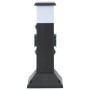 Outdoor column with 2 sockets and lamp 16x16x39.5 cm by , wall sockets - Ref: Foro24-4010099, Price: 47,40 €, Discount: %