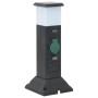 Outdoor column with 2 sockets and lamp 16x16x39.5 cm by , wall sockets - Ref: Foro24-4010099, Price: 47,40 €, Discount: %