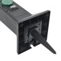 Outdoor column with 2 sockets and lamp 16x16x39.5 cm by , wall sockets - Ref: Foro24-4010099, Price: 47,40 €, Discount: %