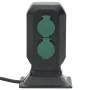 Enchufe de exterior con estaca 4 vías negro verde 15,5x11x24 cm de , Enchufes de pared - Ref: Foro24-4010101, Precio: 25,86 €...