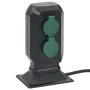 Enchufe de exterior con estaca 4 vías negro verde 15,5x11x24 cm de , Enchufes de pared - Ref: Foro24-4010101, Precio: 25,86 €...