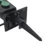 Enchufe de exterior con estaca 4 vías negro verde 15,5x11x24 cm de , Enchufes de pared - Ref: Foro24-4010101, Precio: 25,86 €...