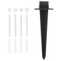 Enchufe de exterior con estaca 4 vías negro verde 15,5x11x24 cm de , Enchufes de pared - Ref: Foro24-4010101, Precio: 25,86 €...